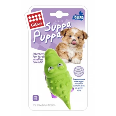 GiGwi Suppa Puppa Іграшка для собак Крокодильчик з пищалкою  гума