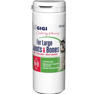 Gigi FOR LARGE Joints & Bones (АктиВет 20) для профілактики та лікування суглобів собак від 20 кг