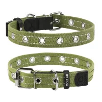 Нашийник брезентовий зелений №3,5 безрозмірний