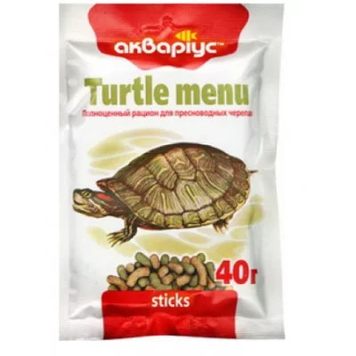 (Аквариус) Turtle Menu Корм для черепах