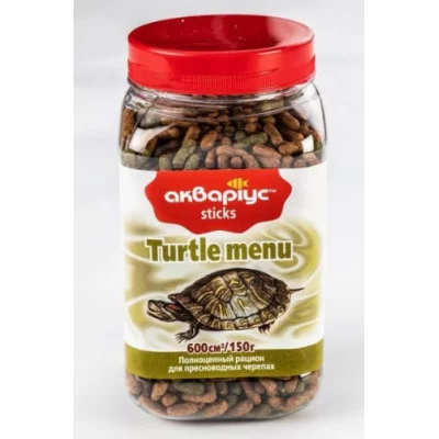 (Аквариус) Turtle Menu Корм для черепах (банка)