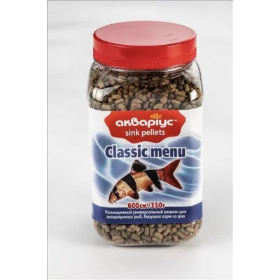 (Акваріус) Класік-меню донний, потопаючий, банка