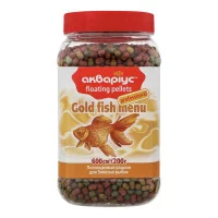 (Аквариус) Меню для золотых рыбок, банка, 10шт/уп