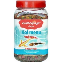 (Аквариус) Корм для карпов КОИ, чипсы (банка)
