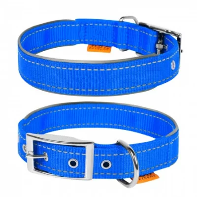 Collar Dog Extrem Нашийник з нейлону, подвійний зі світловідбивною вставкою, ширина 15 мм, довжина