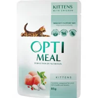OPTIMEAL конс.корм для кошенят з куркою