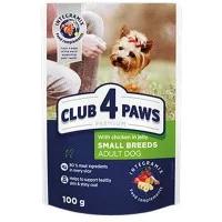CLUB 4 PAWS Преміум повнораціонний консервований корм для до..
