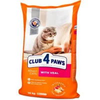 CLUB 4 PAWS Преміум повнораціонний сухий корм для дорослих к..