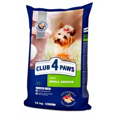 CLUB 4 PAWS Преміум сухий корм для дорослих собак малих порід