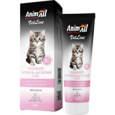 AnimAll вет-лайн фіто-паста для кошенят та годуюючих котів