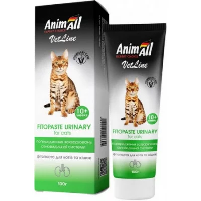 AnimAll вет-лайн фіто-паста урінарі для котів