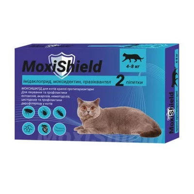 MoxiShilder каплі протипаразитні для котів