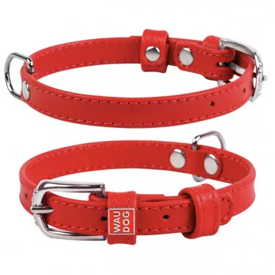 Collar Glamour шкіряний Нашийник, без прикрас, ширина 15 мм, довжина 25-34 см