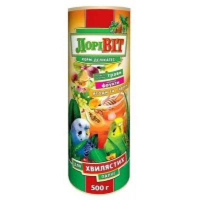 ЛОРІВІТ-ДЕЛІКАТЕС  для хвилястих папуг,  туба