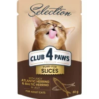 CLUB 4 PAWS плюс селекшн повнораціонний консервований корм д..