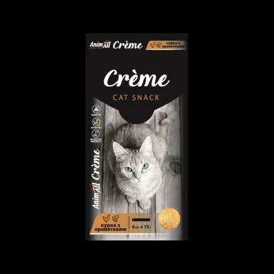 AnimAll Creme кремові  ласощі для котів 6*15 гр
