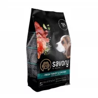 Savory Dog Puppy для цуценят зі свіжою індичкою та куркою