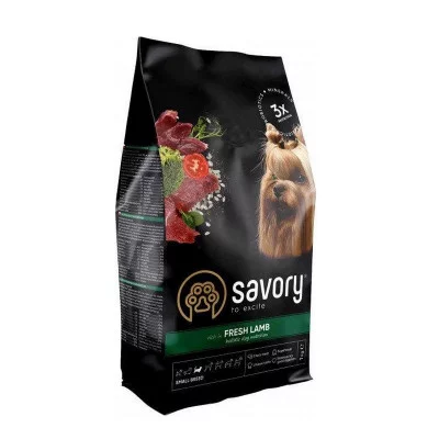 Savory Dog Small для собак малих порід зі свіжим ягням