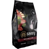 Savory Dog Small для малих порід з індичкою та ягням