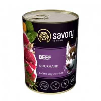 Savory Dog Gourmand консерви для собак 400 гр.