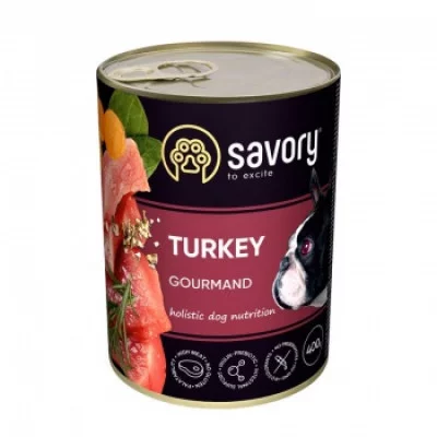 Savory Dog Gourmand консерви для собак 400 гр.