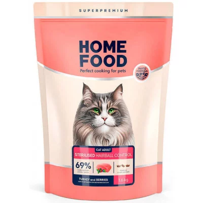 Home Food CAT ADULT Виведення шерсті зi шлунку «Hairball Control»