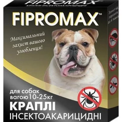 FIPROMAX каплі від бліх для  собак 1шт.