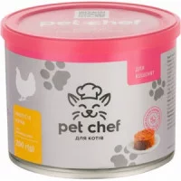 Pet Chef паштет мясний з куркою  для кошенят