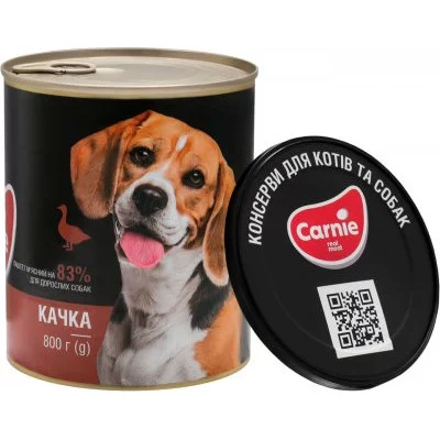 Carnie паштет мясний для дорослих собак 800 г