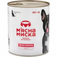 М'ясна миска паштет мясне асорті  для дорослих собак 800 г
