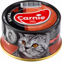 Carnie паштет мясний для дорослих котів  90 г