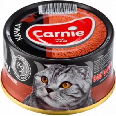 Carnie паштет мясний для дорослих котів  90 г