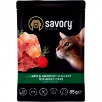 Savory Cat Pouch for Adult Cat вологий корм для котів в соус..