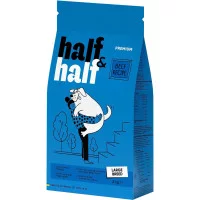 Half&Half Сухий корм для дорослих собак великих порід, з яло..