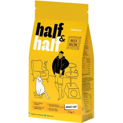 Half&Half Сухий корм для дорослих котів
