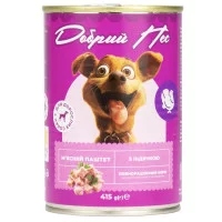 Добрий Пес, консерви для собак паштет, 415 гр.