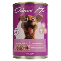 Добрий Пес, консерви для собак паштет, 415 гр.