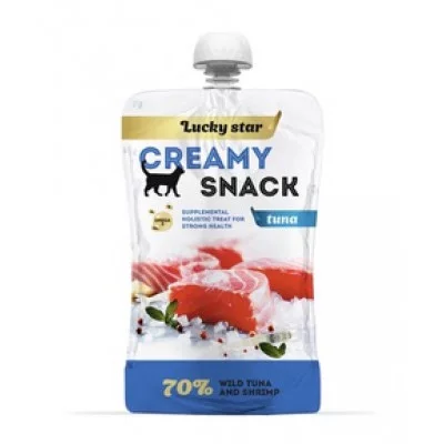 Lucky Star Ласощі для котів Лагідне пюре для котів 85г