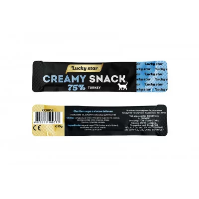 Lucky Star Ласощі для котів Стік лагідного пюре д/котів 10г (6шт./уп.)