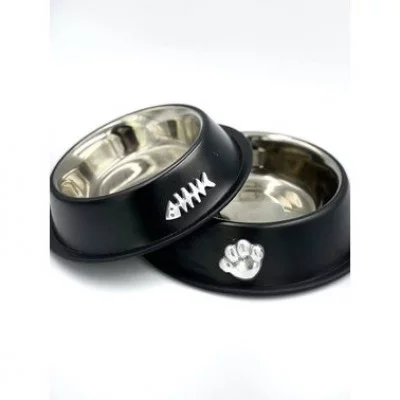 Lucky Star Миска антиковзаюча кольорова з хромованим дном