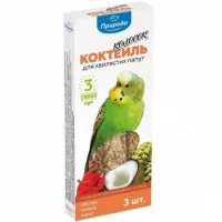 Природа Колосок Коктейль для хвилястих папуг, 3х30 гр
