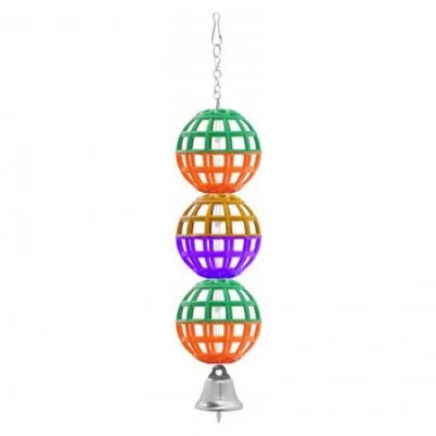 Іграшка для папуг гірлянда з дзвіночками