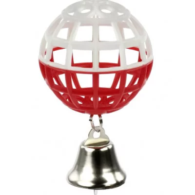 Іграшка для папуг куля з дзвіночками