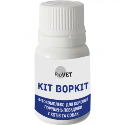 Фітокомплекс ProVET КІТ ВОРКІТ для корекції порушень поведінки у котів та собак
