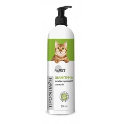 Шампунь Профілайн антибактеріальний для котів 300мл