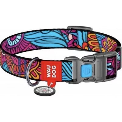 Collar WAUDOG Nylon Нашийник з малюнком Літо 25 мм