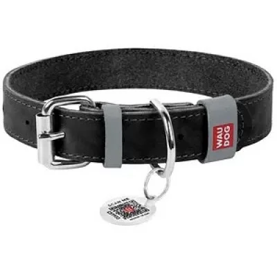 Нашийник шкіряний WAUDOG Classic, Ш 20 мм