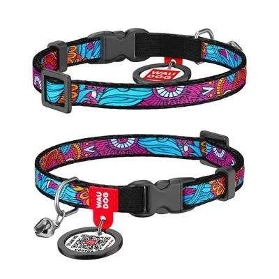 Collar WAUDOG Design  Нашийник з малюнком Літо пластиковий фастекс
