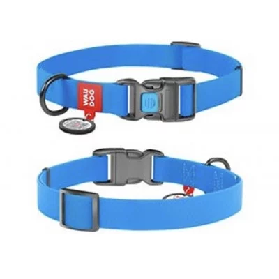 Collar  WAUDOG Waterproof, Нашийник водостійкий з QR паспортом, пластикова пряжка-фастекс