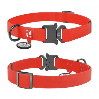 Collar  WAUDOG Waterproof, Нашийник водостійкий, пряжка гачок